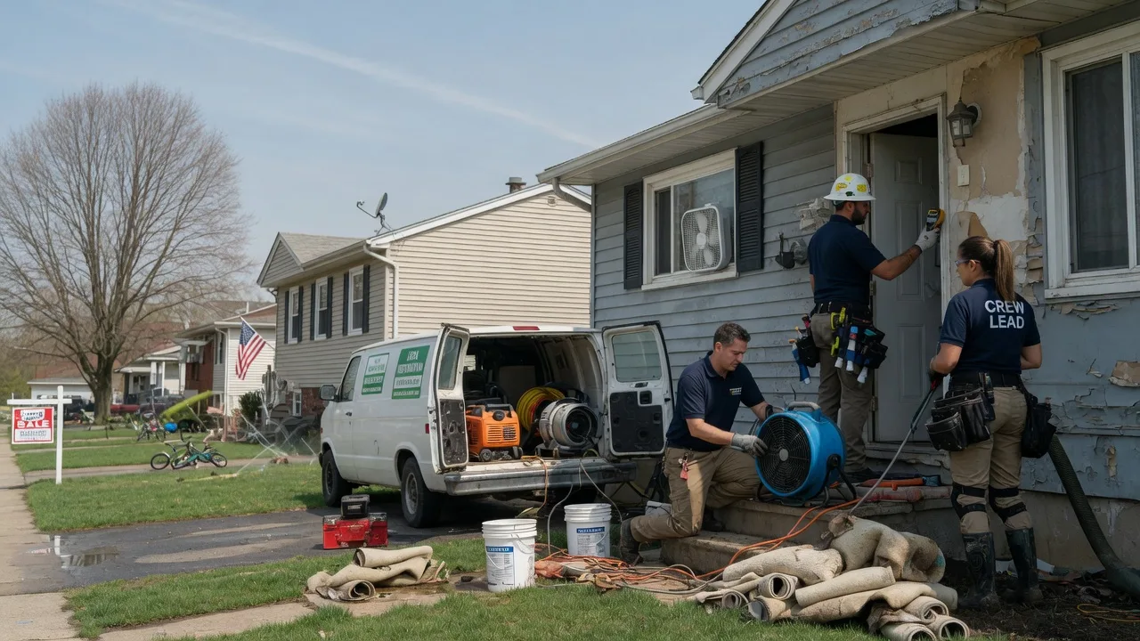Flood Cleanup in Sidney, MI near me